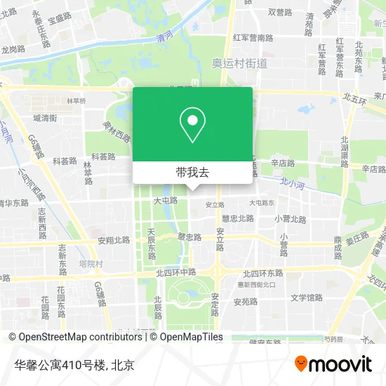 华馨公寓410号楼地图