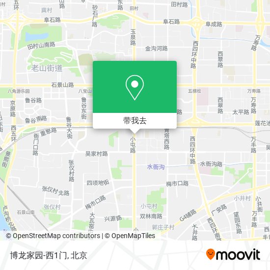 博龙家园-西1门地图