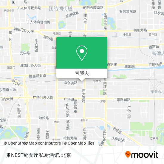 巢NEST处女座私厨酒馆地图