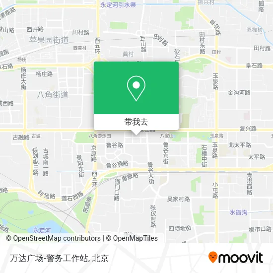 万达广场-警务工作站地图
