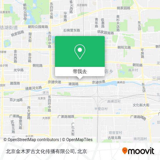 北京金木罗古文化传播有限公司地图