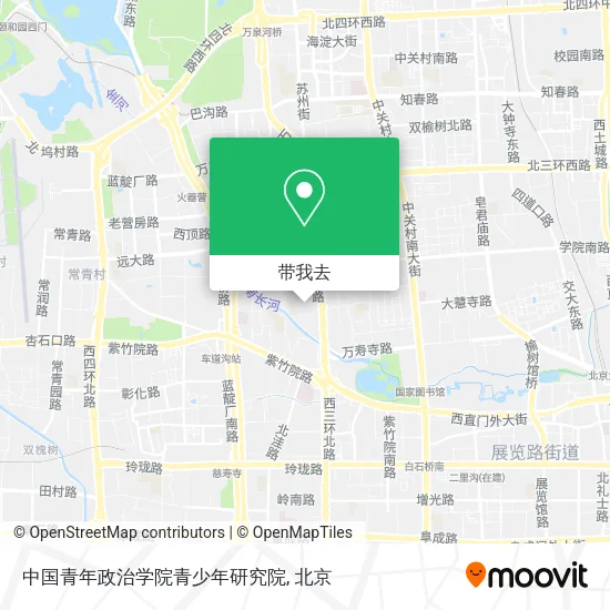 中国青年政治学院青少年研究院地图