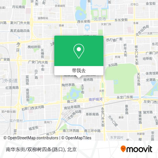 南华东街/双柳树四条(路口)地图