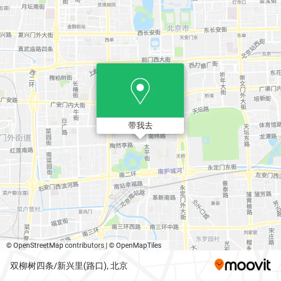 双柳树四条/新兴里(路口)地图