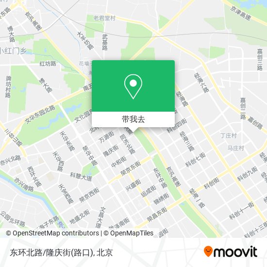 东环北路/隆庆街(路口)地图