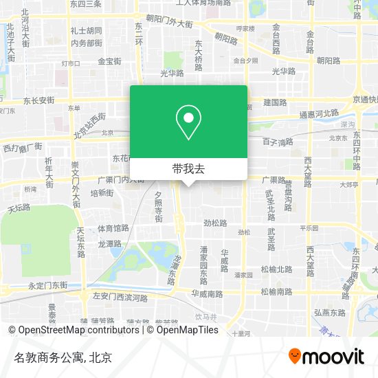 名敦商务公寓地图