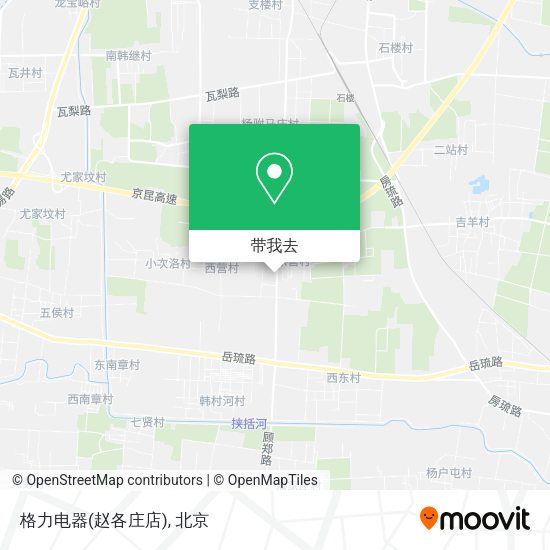 格力电器(赵各庄店)地图