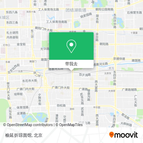 榆延折琼面馆地图