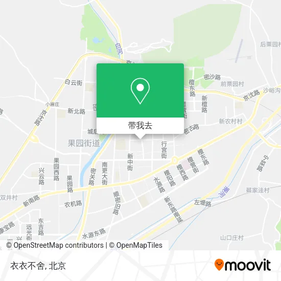 衣衣不舍地图