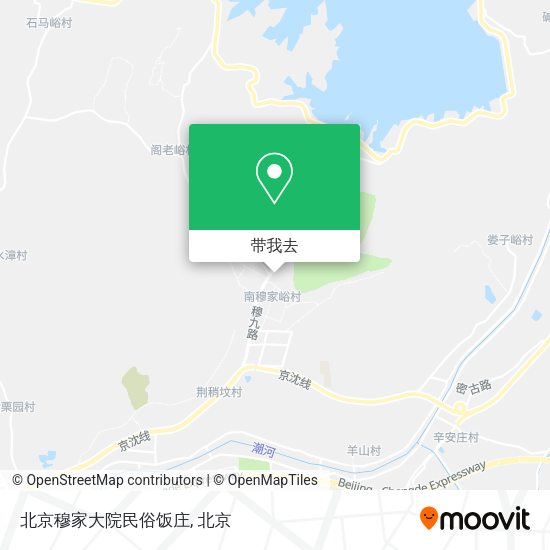 北京穆家大院民俗饭庄地图