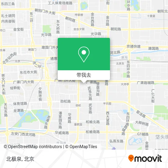 北极泉地图