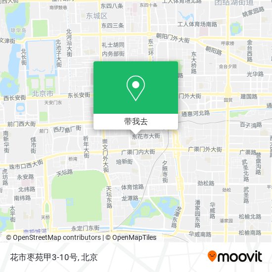 花市枣苑甲3-10号地图