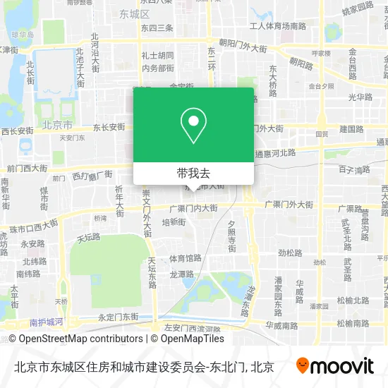 北京市东城区住房和城市建设委员会-东北门地图