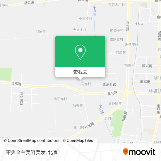 审典金兰美容美发地图