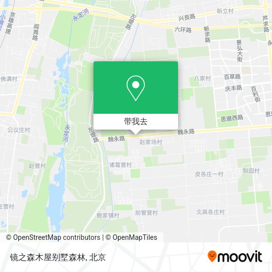 镜之森木屋别墅森林地图