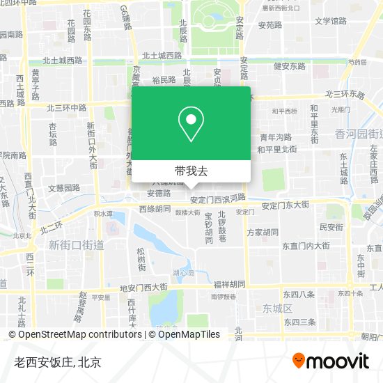 老西安饭庄地图