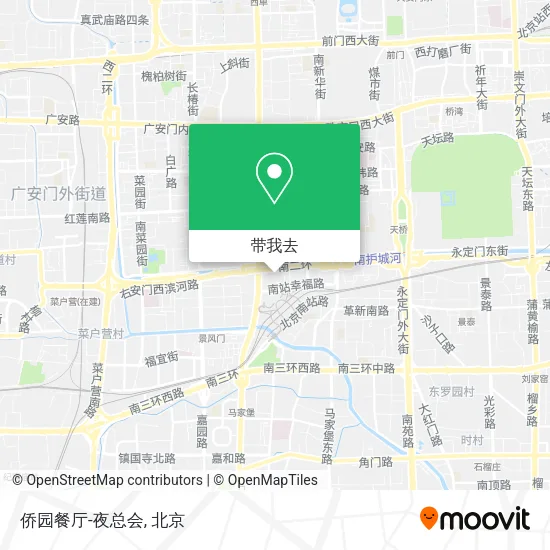 侨园餐厅-夜总会地图