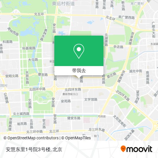安慧东里1号院3号楼地图