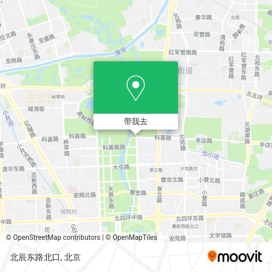 北辰东路北口地图