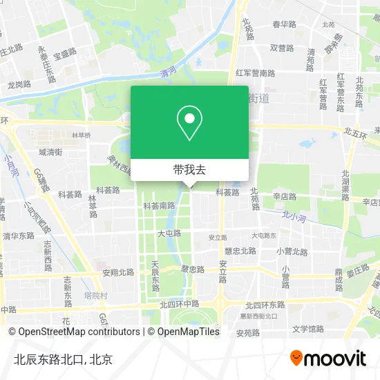 北辰东路北口地图