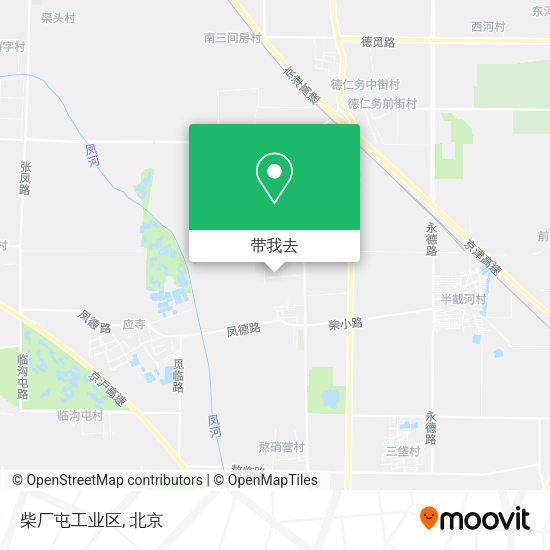 柴厂屯工业区地图