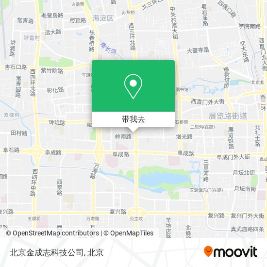 北京金成志科技公司地图