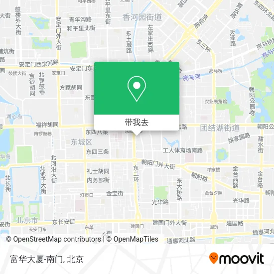 富华大厦-南门地图