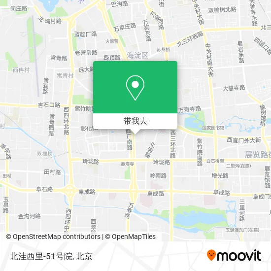 北洼西里-51号院地图