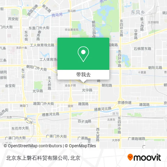 北京东上磐石科贸有限公司地图