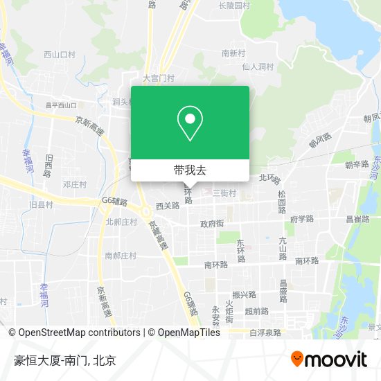 豪恒大厦-南门地图