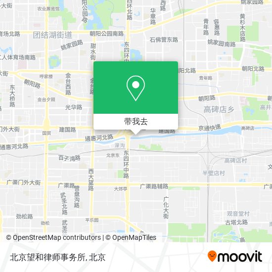 北京望和律师事务所地图