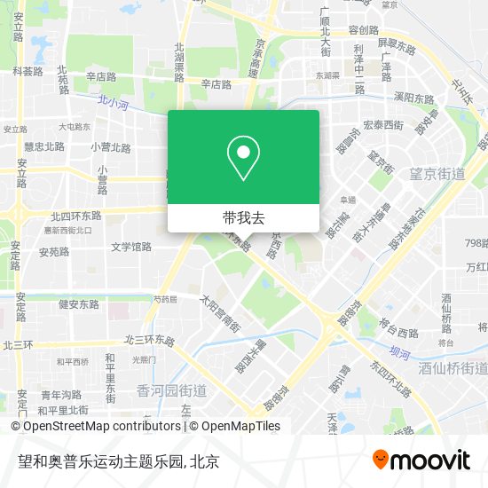 望和奥普乐运动主题乐园地图