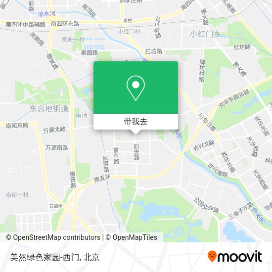 美然绿色家园-西门地图