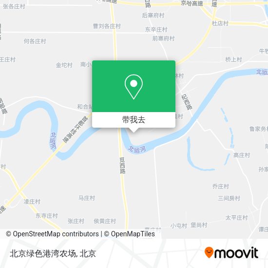 北京绿色港湾农场地图