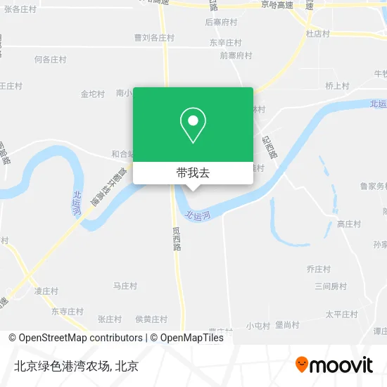 北京绿色港湾农场地图