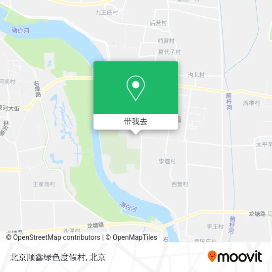 北京顺鑫绿色度假村地图