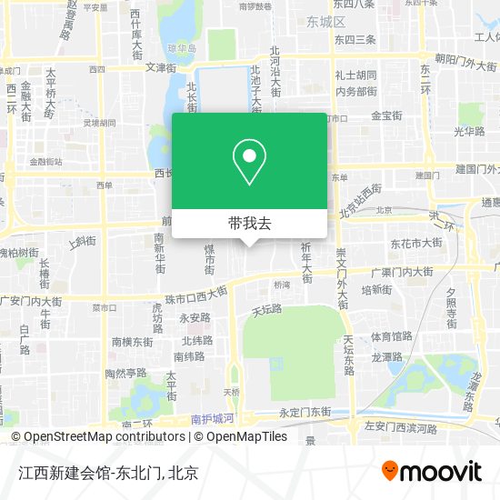 江西新建会馆-东北门地图