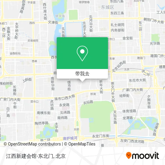 江西新建会馆-东北门地图