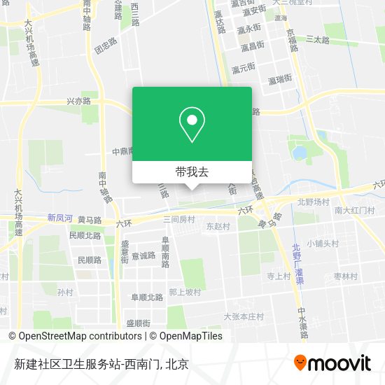 新建社区卫生服务站-西南门地图