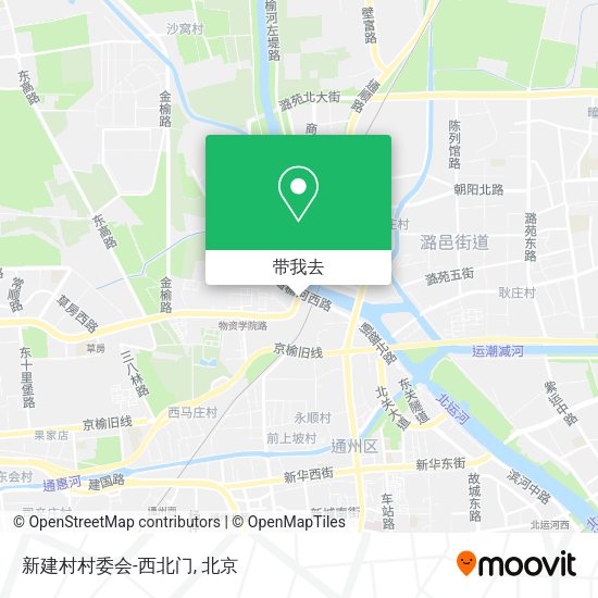 新建村村委会-西北门地图