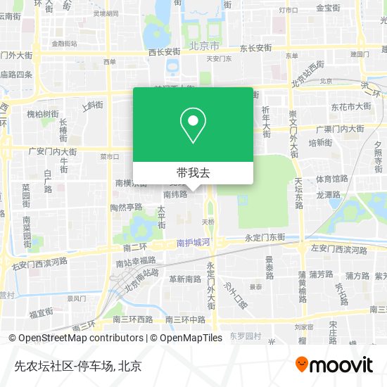 先农坛社区-停车场地图