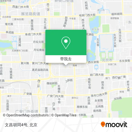 文昌胡同4号地图