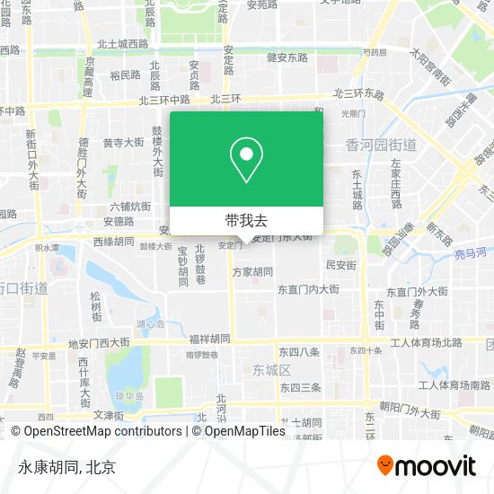 永康胡同地图