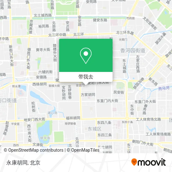 永康胡同地图