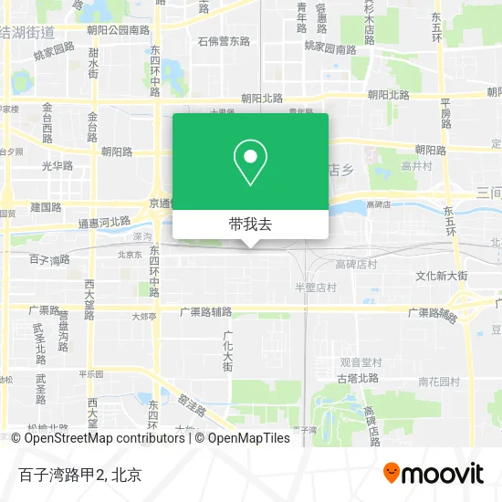 百子湾路甲2地图