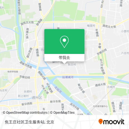 焦王庄社区卫生服务站地图