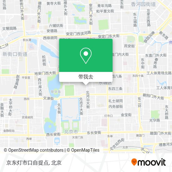 京东灯市口自提点地图