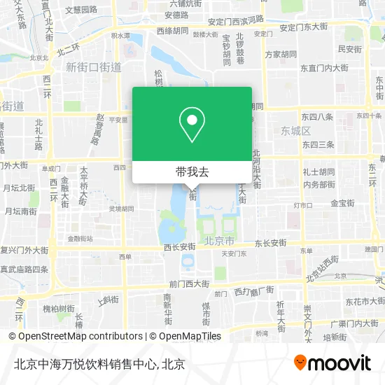 北京中海万悦饮料销售中心地图
