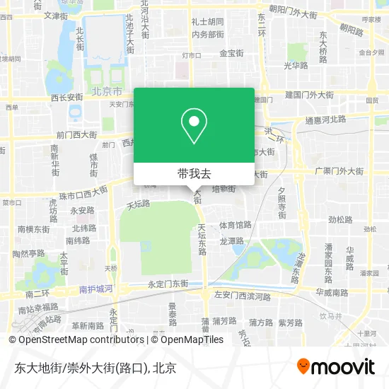 东大地街/崇外大街(路口)地图