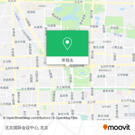 北京国际会议中心地图